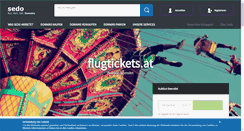 Desktop Screenshot of flugtickets.at