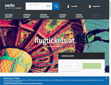 Tablet Screenshot of flugtickets.at